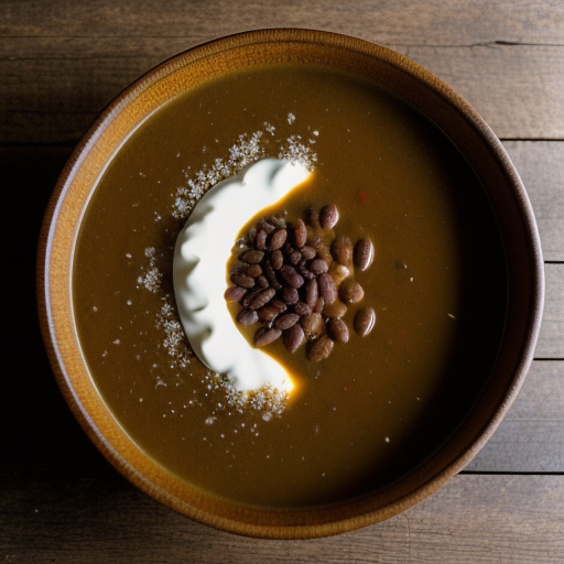 Sopa De Frijoles Negros (Easy Black Bean Soup recipe image