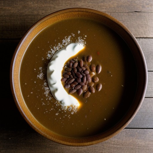 Sopa De Frijoles Negros (Easy Black Bean Soup recipe image