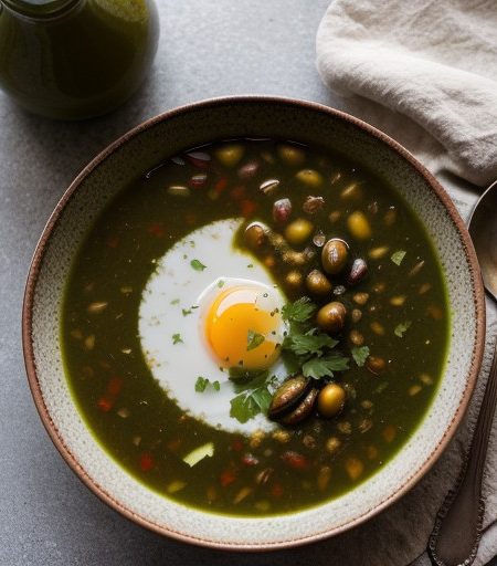 Sopa De Nopales (Cactus Soup recipe image