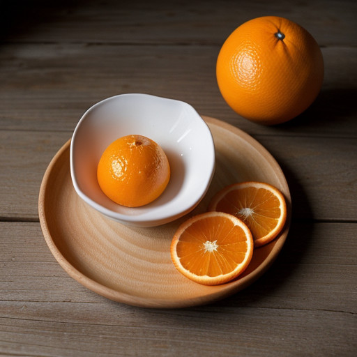 Sorbet With Almond Oranges recipe image