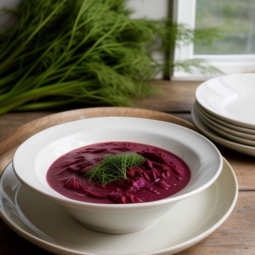 Sorrel Borscht recipe image