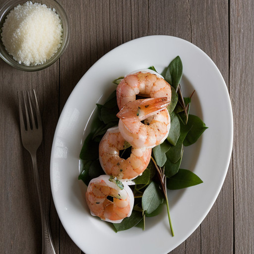 Sorrel Custards With Shrimp - House Beautiful recipe image