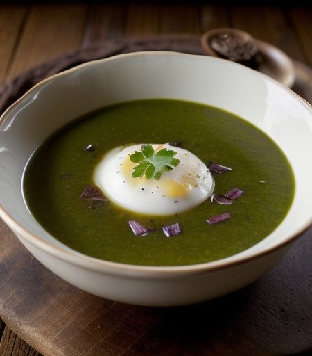 Sorrel Soup (Irish recipe image