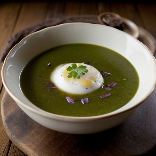 Sorrel Soup (Irish recipe image
