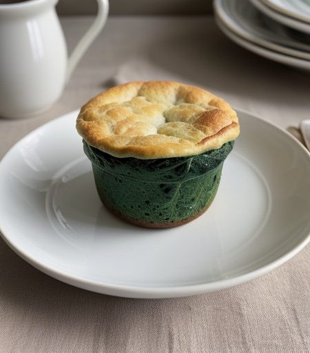 Soufle Spanaki (Spinach Souffle recipe image