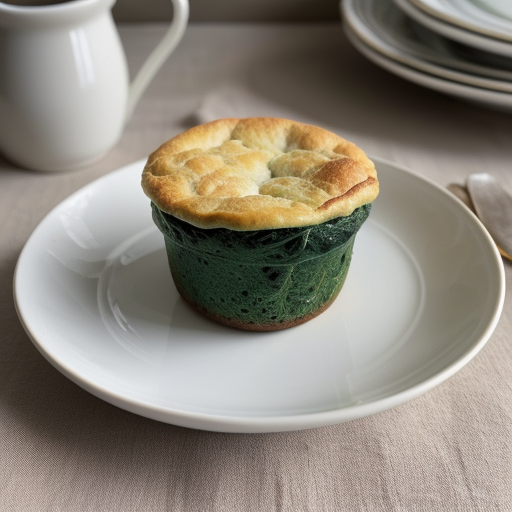 Soufle Spanaki (Spinach Souffle recipe image