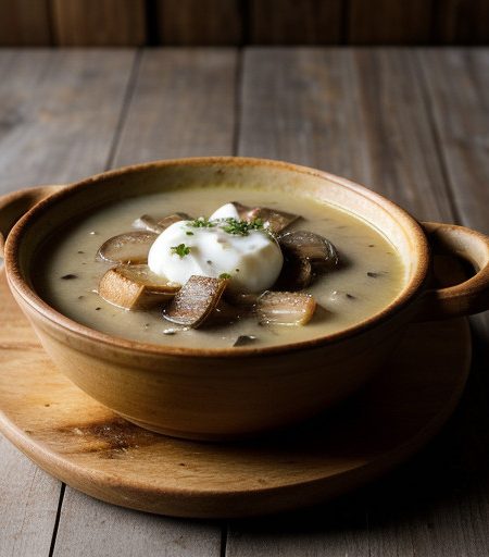 Soup: French Onion Soup (Au Pied De Cochon Re recipe image