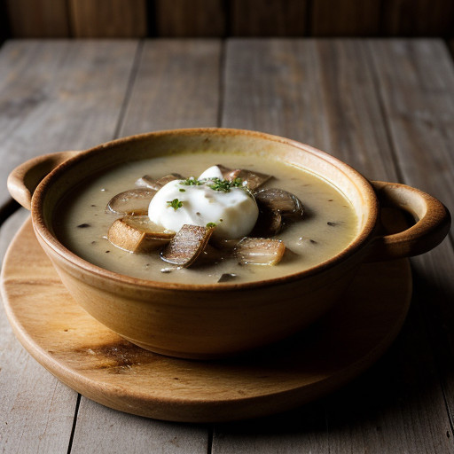 Soup: French Onion Soup (Au Pied De Cochon Re recipe image