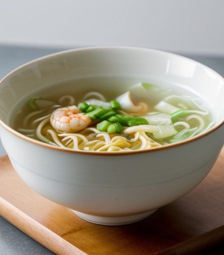 Soup Noodles With Chicken recipe image