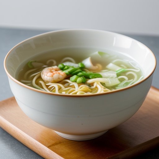 Soup Noodles With Chicken recipe image