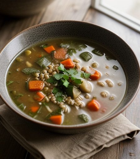 Soup of Barley & Vegetables recipe image