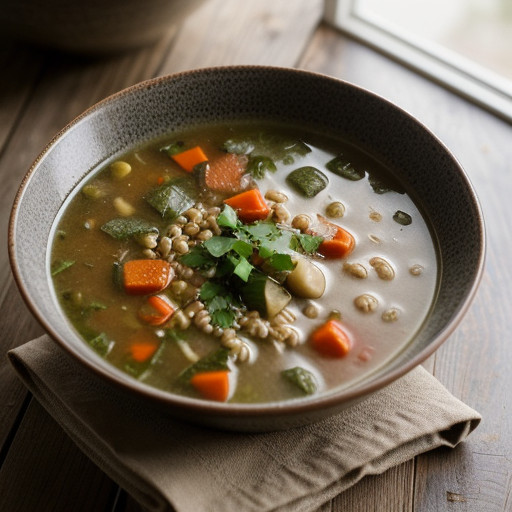 Soup of Barley & Vegetables recipe image