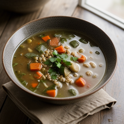 Soup of Barley & Vegetables recipe image