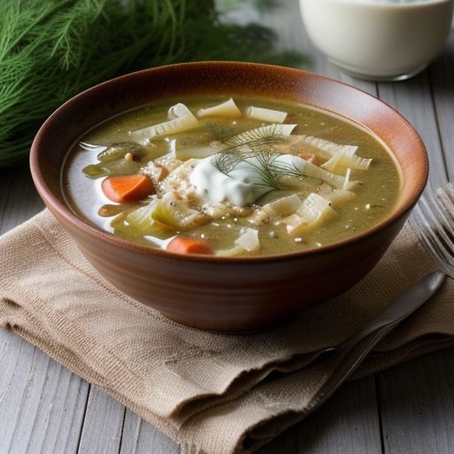 Soupa Me Lahano (Cabbage Soup recipe image
