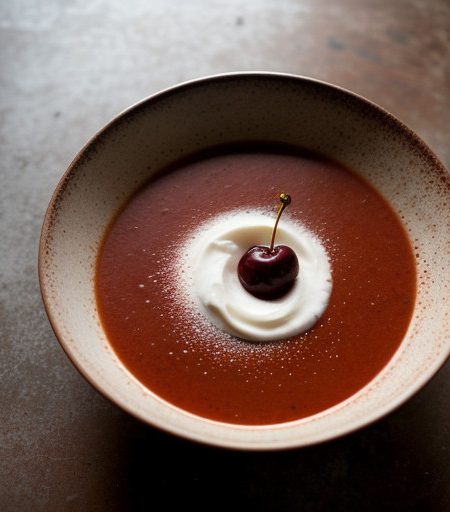 Sour Cherry Soup Wvhv17 A recipe image