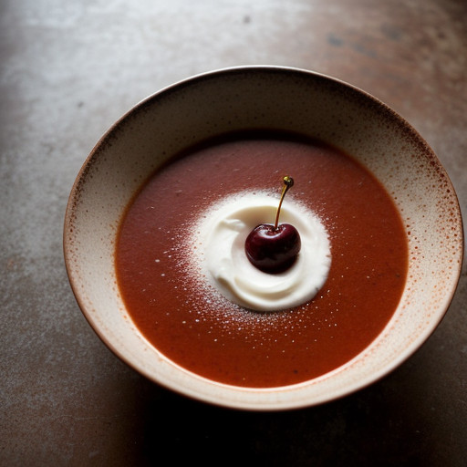 Sour Cherry Soup Wvhv17 A recipe image