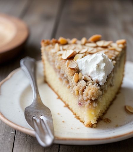 Sour Cream-Apricot Coffeecake - Country Living recipe image