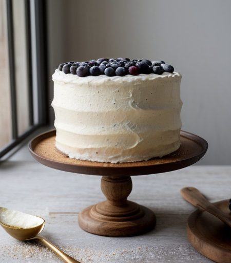 Sour Cream Blueberry Cake recipe image
