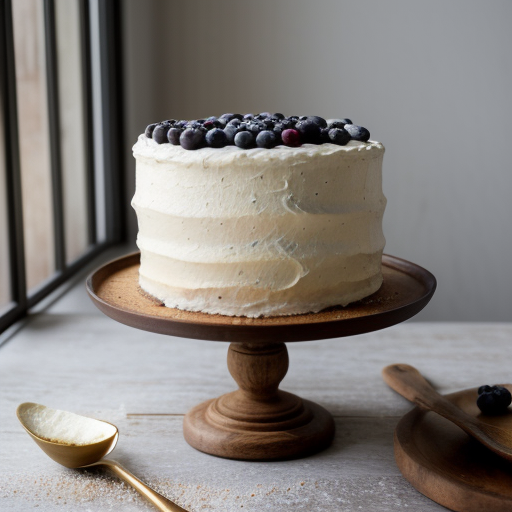Sour Cream Blueberry Cake recipe image