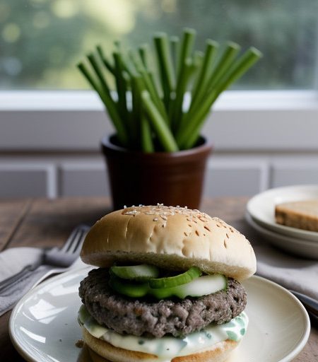 Sour Cream Burgers recipe image