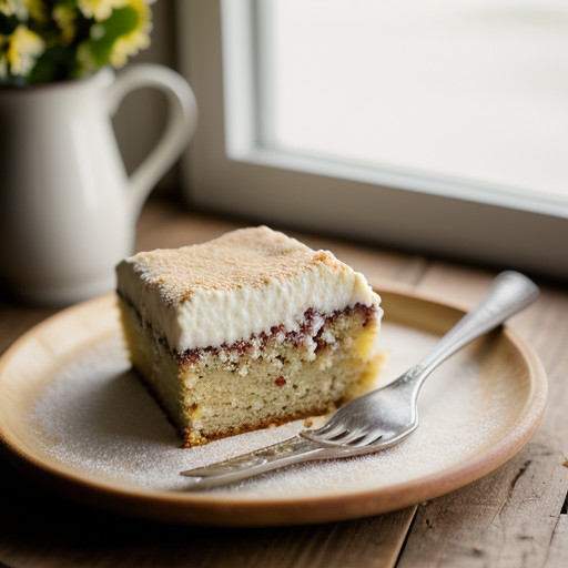 Sour Cream Cherry Coffee Cake recipe image