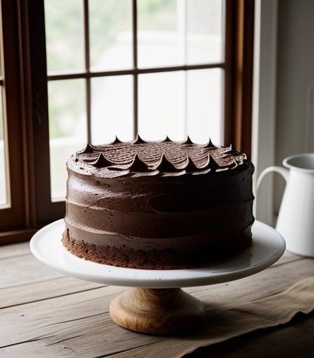 Sour Cream Chocolate Cake recipe image