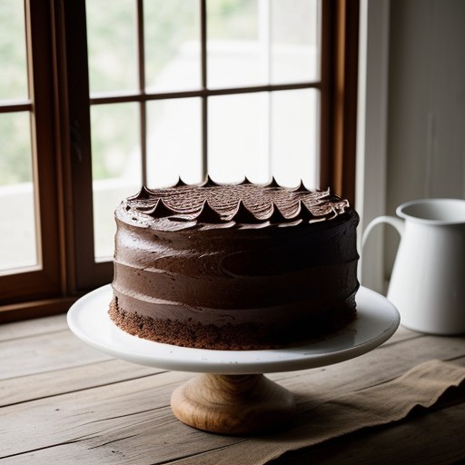 Sour Cream Chocolate Cake recipe image