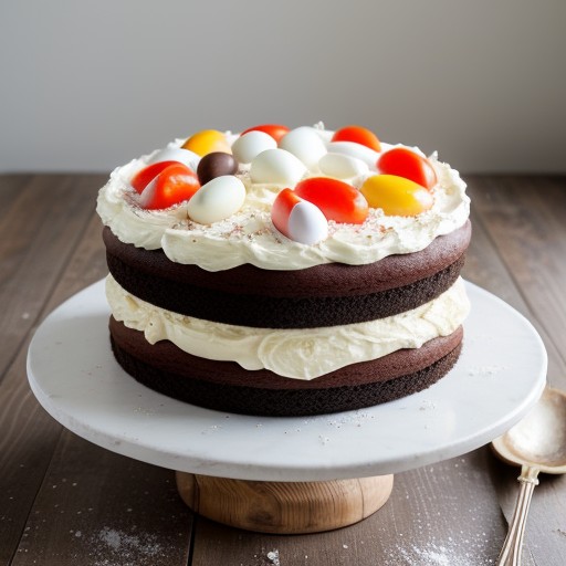 Sour Cream Chocolate Layer Cake recipe image