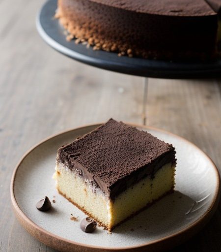 Sour Cream Coffee Cake W/ Chocolate & Walnuts recipe image