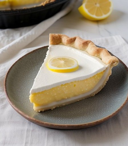 Sour Cream Lemon Pie recipe image