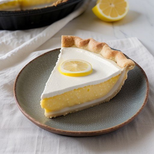 Sour Cream Lemon Pie recipe image