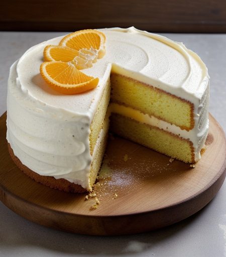 Sour Cream Orange Cake recipe image