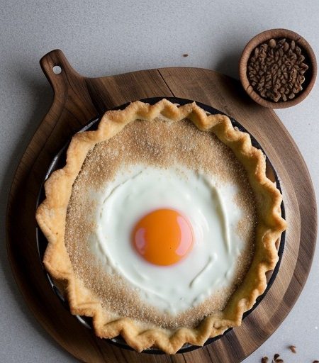 Sour Cream Pie recipe image