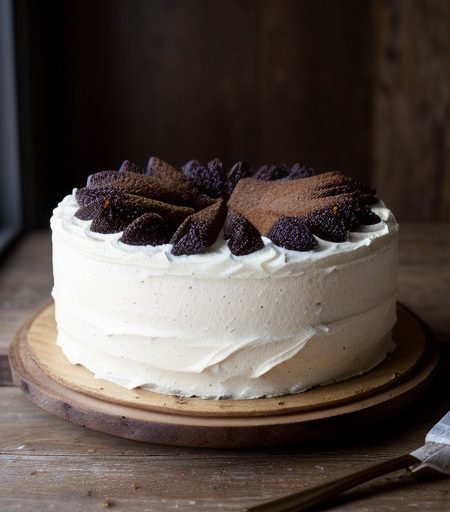Sour Cream Prune Cake recipe image