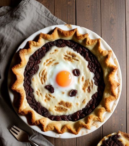 Sour Cream Raisin Pie recipe image