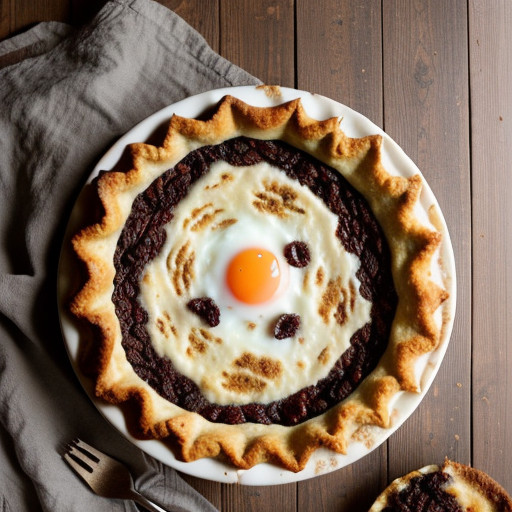 Sour Cream Raisin Pie recipe image