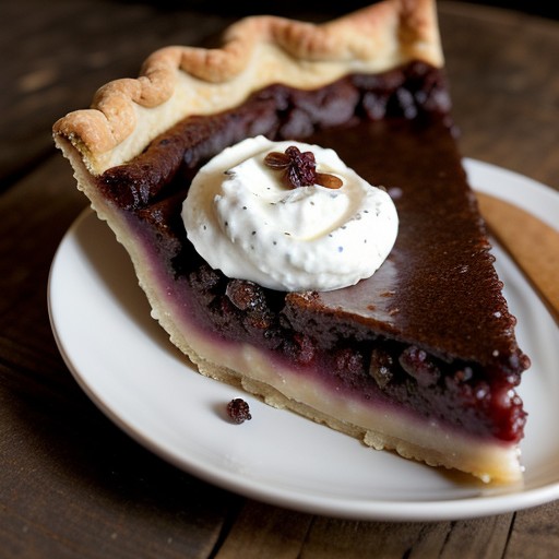 Sour Cream Raisin Pie From Blue Gentian Restaurant recipe image