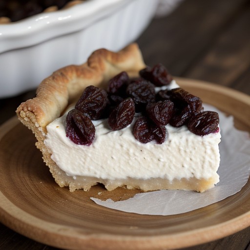 Sour Cream Raisin Pie recipe image