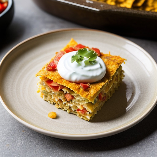 Sour Cream Tortilla Casserole recipe image