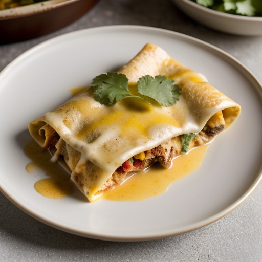 Sour Cream Turkey Enchiladas recipe image