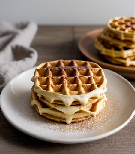 Sour Cream Waffles recipe image