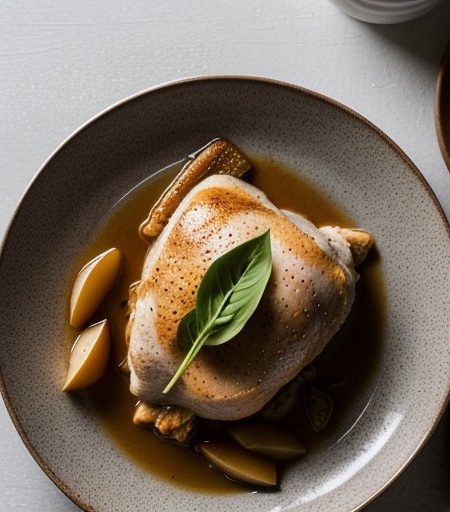 Sour Creaml Apple Chicken recipe image