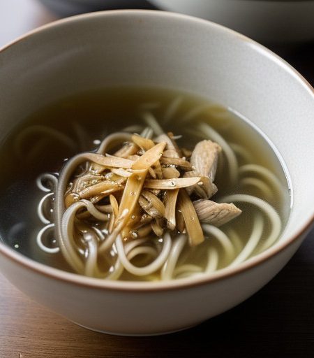 Sour Soup With Rice Noodles recipe image