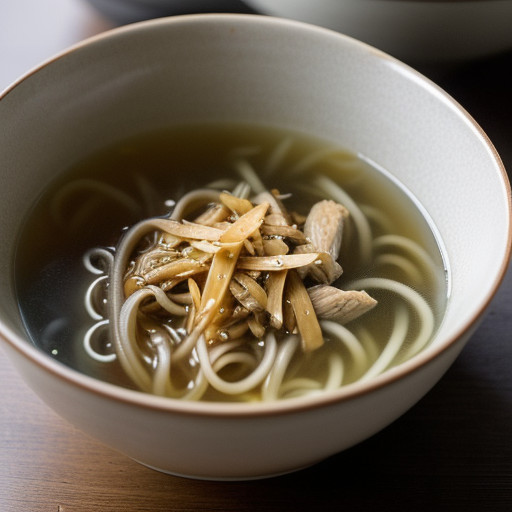 Sour Soup With Rice Noodles recipe image