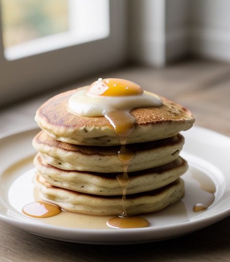 Sourdough Apple Pancakes recipe image