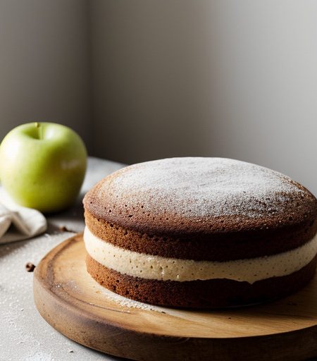 Sourdough Applesauce Cake recipe image