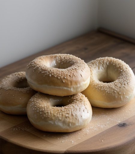 Sourdough Bagels recipe image