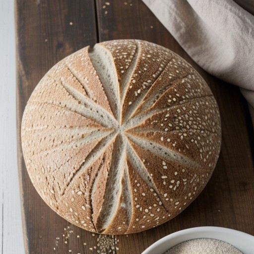 Sourdough Sesame Bread recipe image