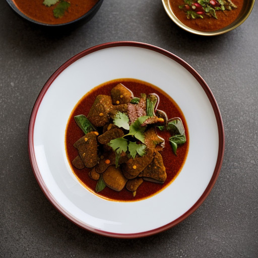 South~ Goanese Fiery Duck Curry in Vindaloo S recipe image