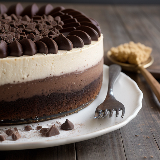 Southern Chocolate-Praline Cheesecake recipe image